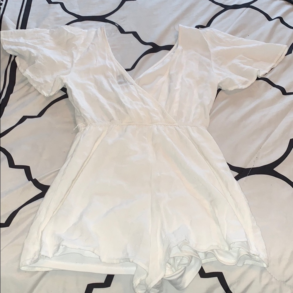 White Romper - Picture 2 of 3